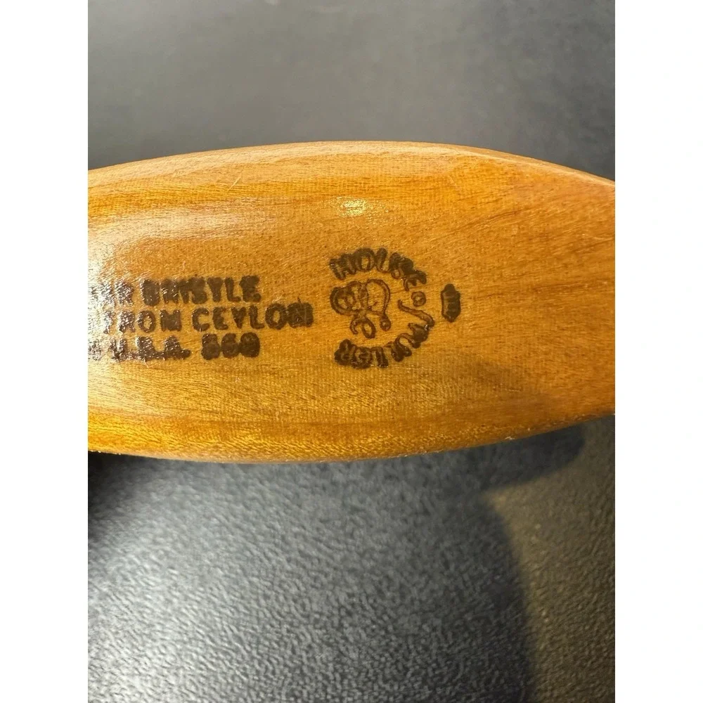 VTG Fuller Wooden Brush‎ Boar Bristles Genuine Satinwood House Of Fuller 560